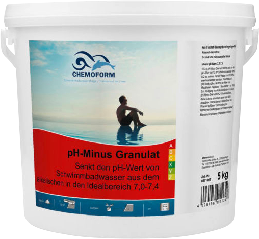 CHEMOFORM pH-Minus Granulat – 5 kg